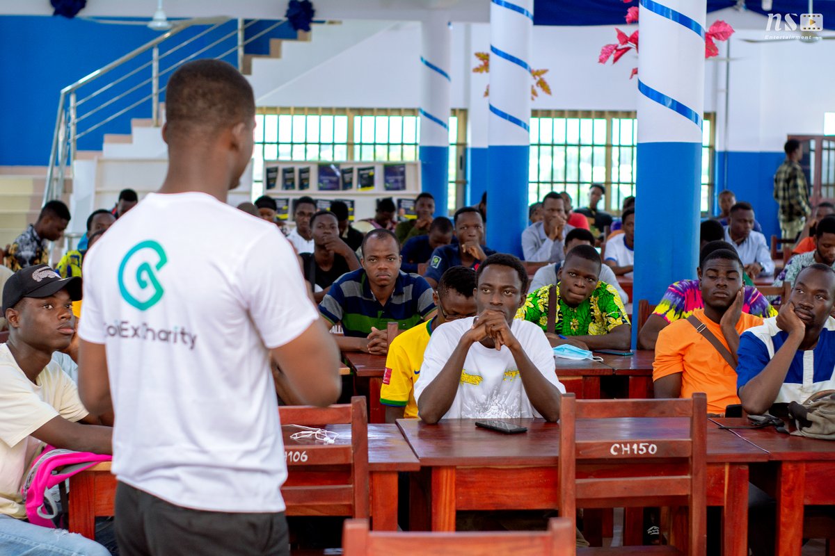 coinexcom's tweet photo. Last week, we had the pleasure of hosting a lecture &amp; sharing in #Benin🇧🇯, where over 50 students joined us! 💕 We introduced the CoinEx eco, covered the basics of #crypto trading, &amp; held a fruitful Q&amp;A session.💡

#CoinExShape #CoinExCharity @CoinExCharity https://t.co/Yyd2JxoEiq