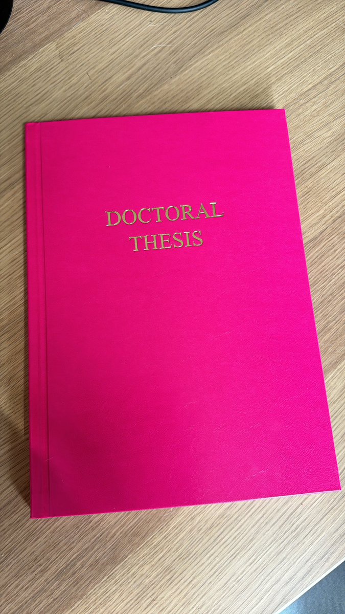 I’m proud to announce that the book that I awaited for several years now… is printed out and ready to be reviewed 👌  

There’s still a long way until #PhD defence, but the writing is completed now 🙌 now warming up for the next steps! #staytuned