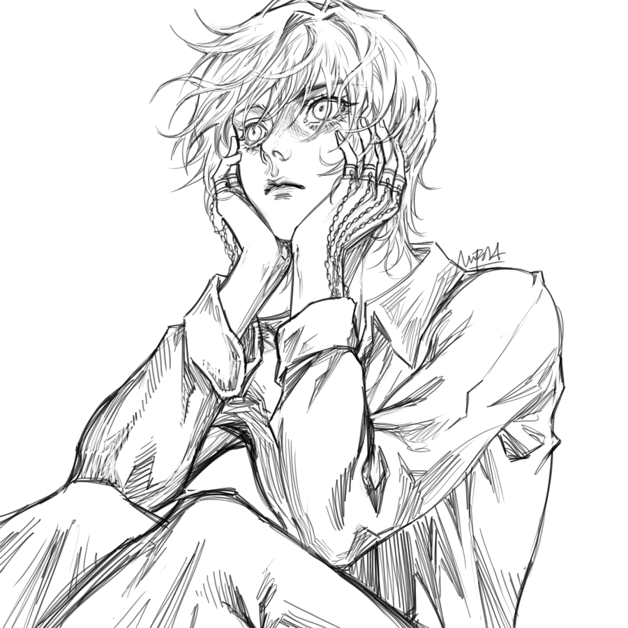 Naofaroo's tweet photo. Kurapika sketch - You can change your X display mode to light or default to see Kurapika

#kurapika #hunterxhunter #sketch #fanart https://t.co/vTHmnrOeAt