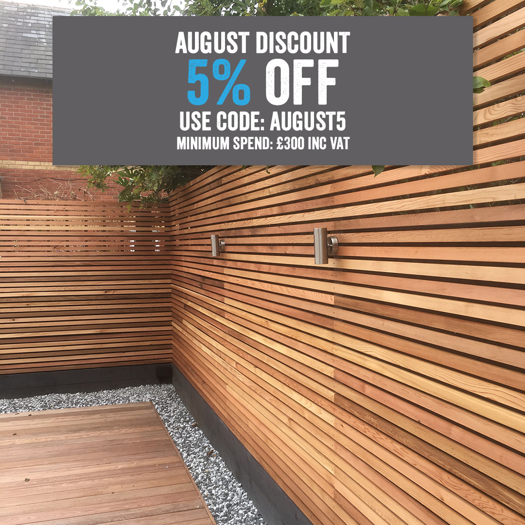 ☀️AUGUST DISCOUNT! Enjoy a 5% discount off your order when spend over £300 online for a limited time only. Shop and save today!
For more information: thetimbergroup.co.uk/august5