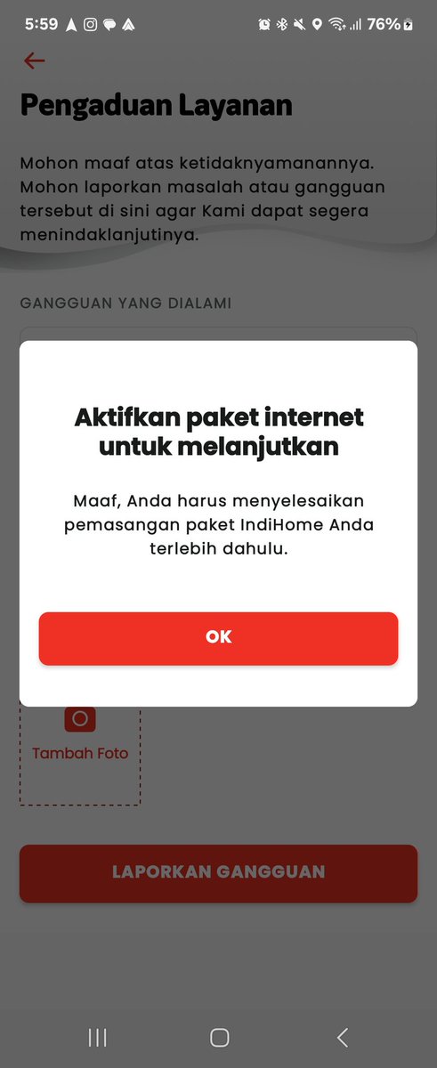 Albert_Ha's tweet photo. Bang ini internet mati 10 jam, pas mau laporan malah di suruh pasang lagi... gimana dah @IndiHomeCare https://t.co/RMNNCUmKZU