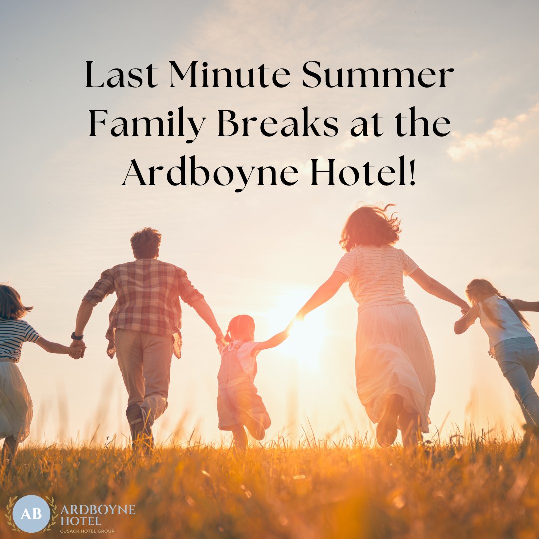 ✨ Don't let summer slip away! 🌞 There's still time for one last unforgettable family getaway. Book your last-minute summer escape with us at the Ardboyne Hotel and make memories that will last a lifetime🏖️💛

Book Now: bit.ly/3wpr8w8