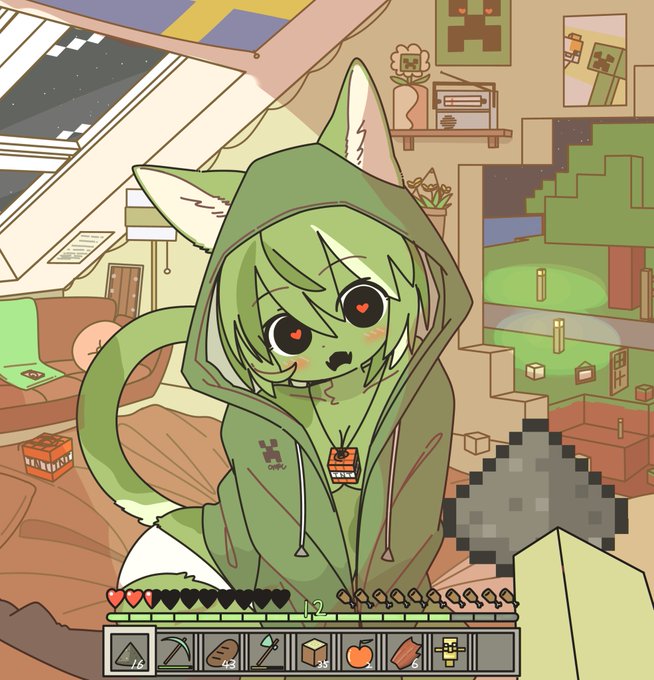 Creeper cat girl 