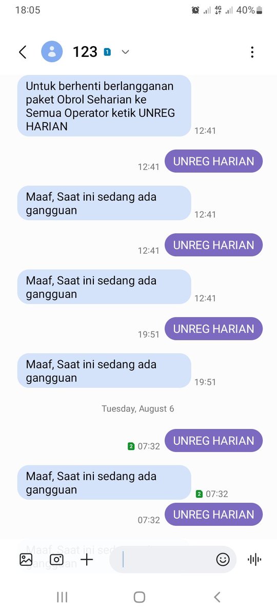 Susah banget UNREG HARIAN <a href="/indosatim3/">IM3</a> <a href="/IndosatCare/">Indosat Care</a> gagal terus. Sengaja banget nyedot pulsa ya?
