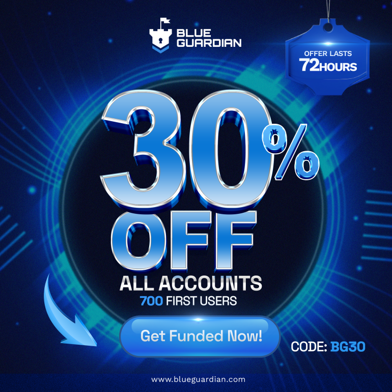 BlueGuardiancom's tweet photo. 30% FLASH SALE LIVE ON OUR WEBSITE! ⌛

💙 30% OFF - Limited Time Offer
💙 85% Profit Split
💙 Full Refund

Ends soon! Act fast ➡️ https://t.co/vsUgWY7ZVI https://t.co/W4kkgDw9Dz