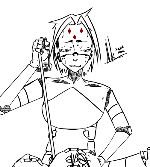 Sneak peak of the progress! (by me) #signalis #signalisfanart KLBR rations mmmmmmmh