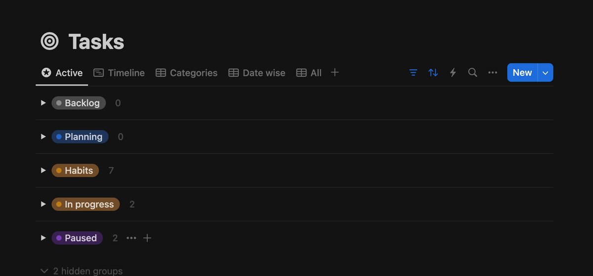 amritanshmsh's tweet image. Day One of building a second brain on notion and upskilling my life
.
.
.
.
.
#SecondBrain #NotionWorkspace #Productivity #UpskillYourLife #DigitalOrganization #DayOne #SelfImprovement #PersonalGrowth #NotionApp #MindsetMatters
