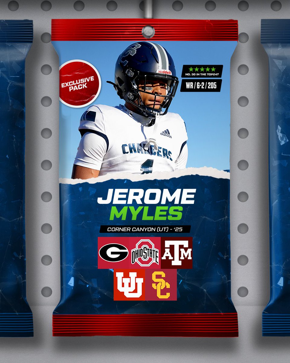 Five-star receiver Jerome Myles plans to reveal a commitment on Oct. 30 and has five schools standing out in his recruitment heading into the college season:  247sports.com/article/five-s…