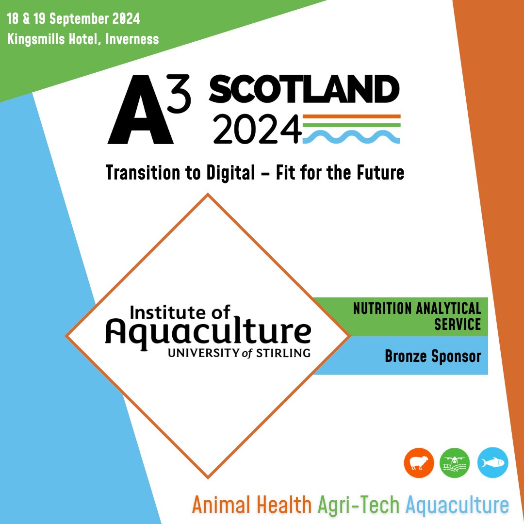 💫Nutrition Analytical Service (NAS) are bronze sponsors💫

NAS uses the scientific expertise of the University of Stirling’s internationally renowned Institute of Aquaculture to offer a range of nutritional analytical advice &amp; analysis. 

Register now 👉 a3scotland.com/registration