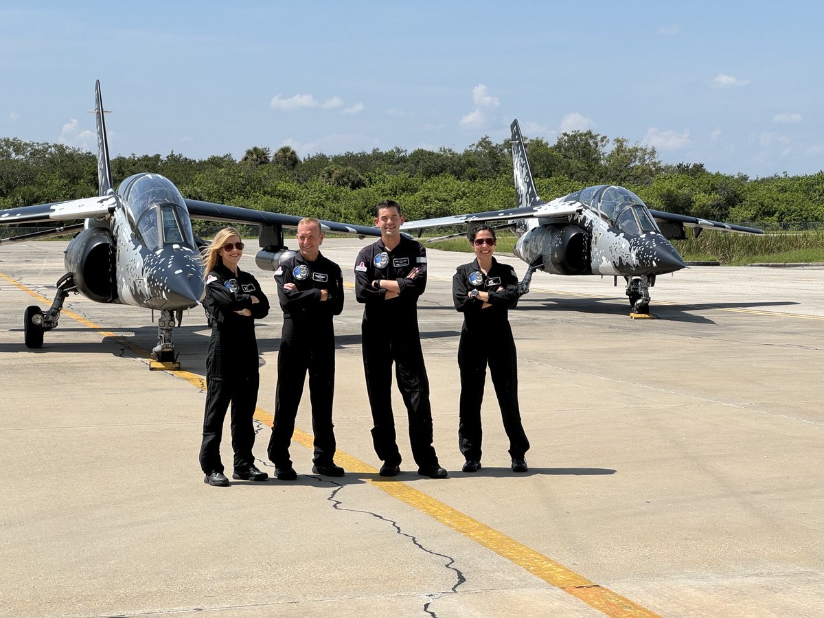 jeff_foust's tweet image. The Polaris Dawn crew has arrived at KSC.