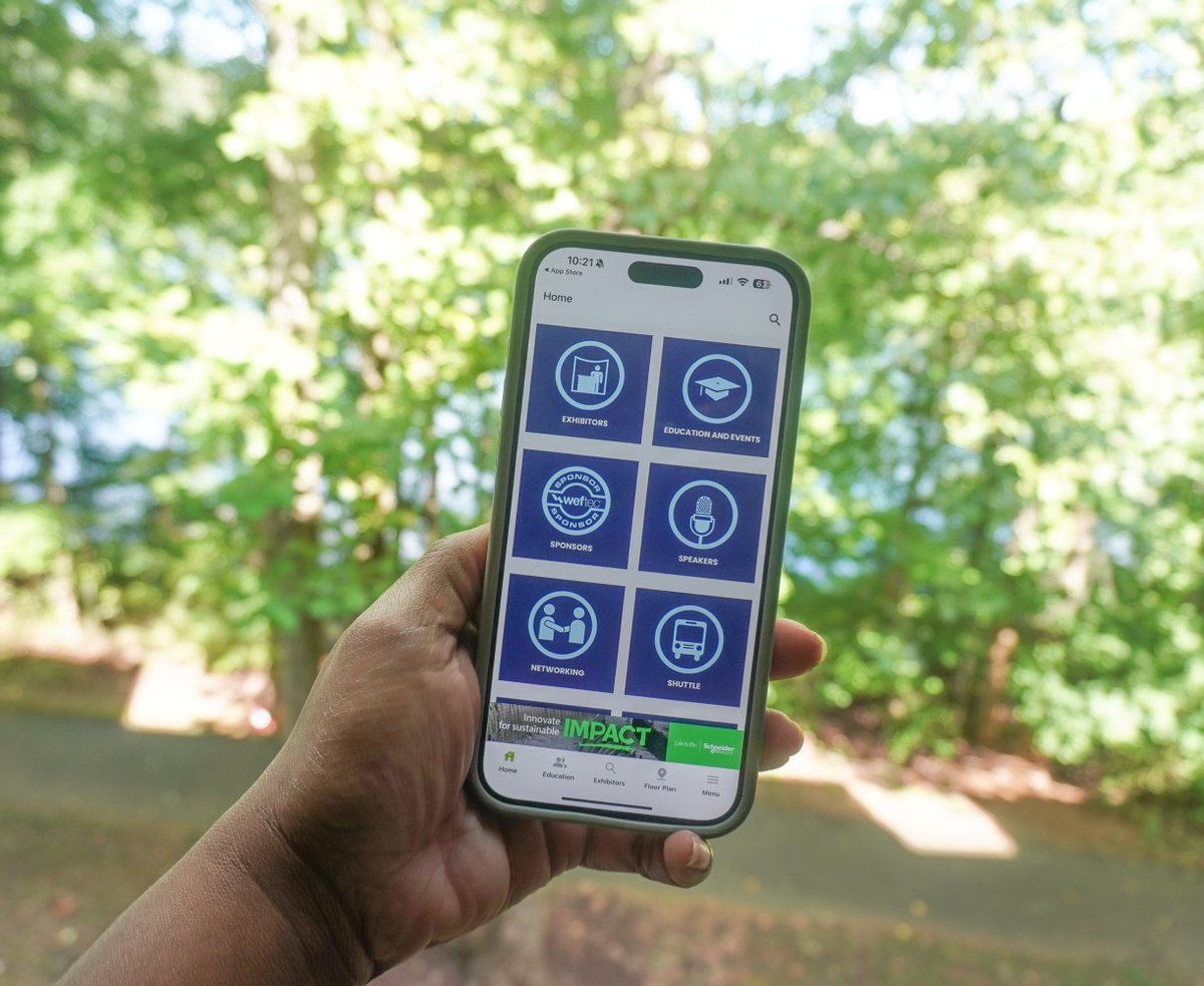 The #WEFTEC24 App is now available in the iOS and Android app stores! Find sessions, exhibitors, #networking opportunities, shuttle schedules, and more. Use your same login as online.

Download on iOS: ow.ly/Mgv650T1cB6 
Download on Android: ow.ly/f07750T1cB5