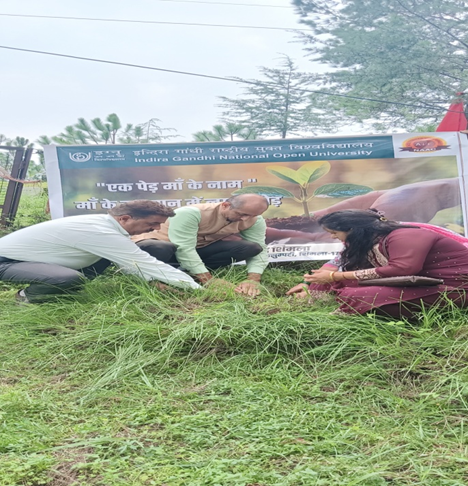 The IGNOU Regional Centre, Shimla has undertaken plantation activities under "Ek Ped Maa ke Naam" at the adopted UBA village 'Badai" on 14th August 2024 <a href="/Unnatbharat_Tw/">Unnat Bharat Abhiyan</a>