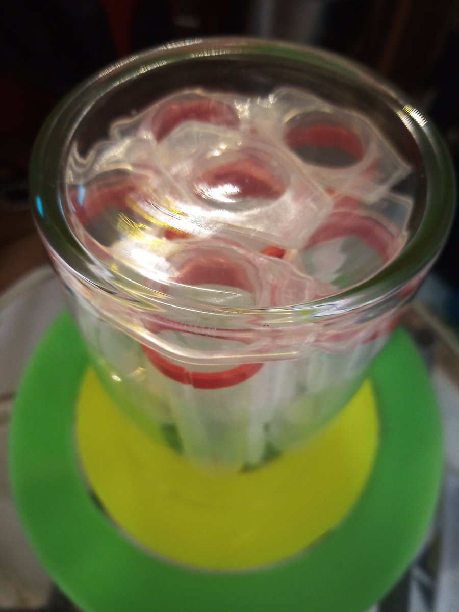 devtechcreats's tweet image. the prosses of making custom gaskets for a smaller vacuum chamber.