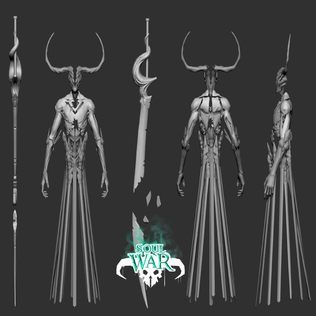 Astaroth, warlord of the burning blades, is a deadly demon of rare elegance. If you enjoy both supporting your troops and dealing damage, this demon is made for you!

#soulwar_game #démon #cardgame #autobattler #zbrush #3dart #3dcharacter