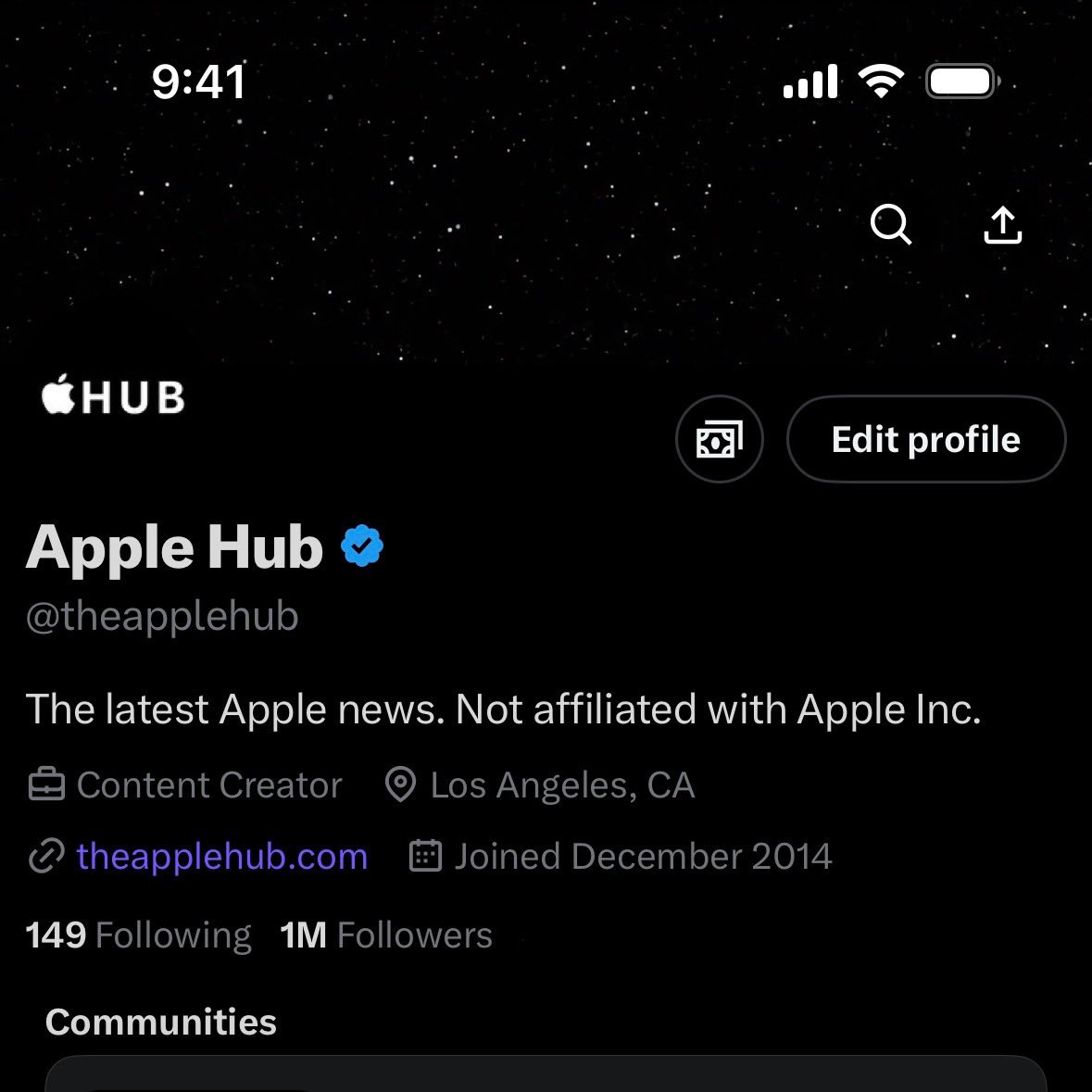 Apple Hub tweet media