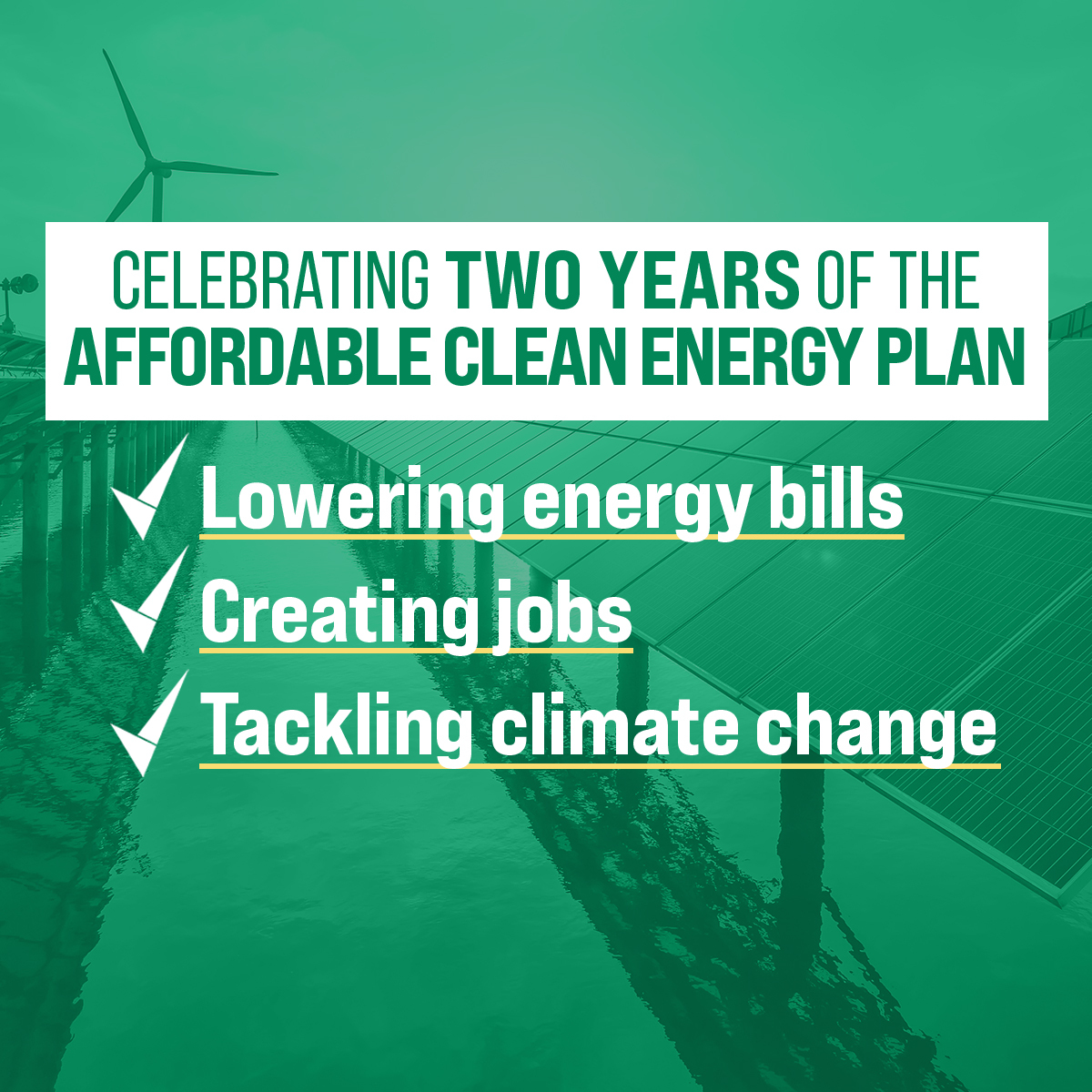 🥳Happy Birthday to the IRA🎂

So far, we've seen:
-$361 Billion in climate funding💵
-$120 Billion of private sector investment🏦
-334,565 clean jobs👷
-324  green manufacturing projects🏭
-and so much more to come!

#inflationreductionact #climatewinshere #CEJAworks