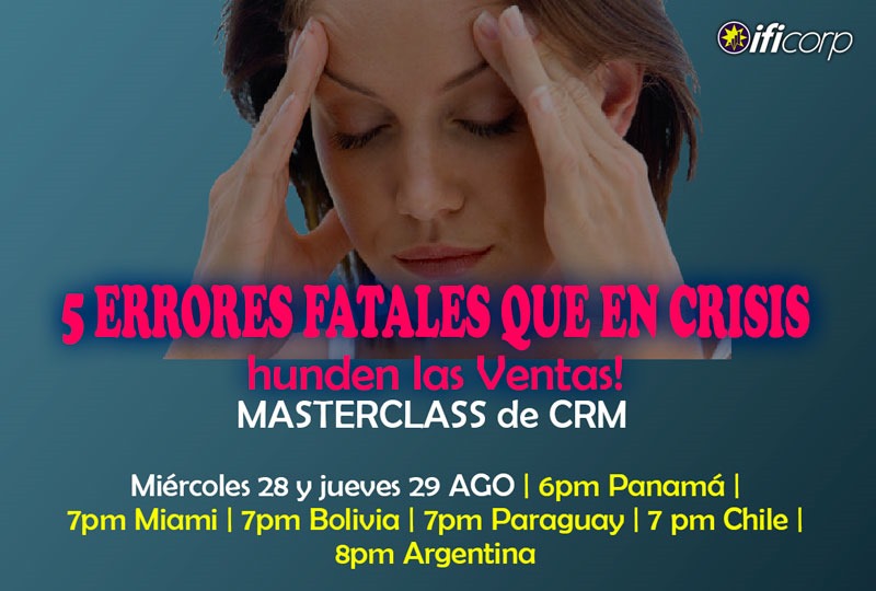IFICORP_Consult's tweet photo. Si querés aprender o mejorar fácilmente las herramientas para no perder ni una sola venta más,
te invitamos a esta extraordinaria Masterclass de CRM de ventas
Más información: 
https://t.co/ukraAaaXOZ

Modalidad: Virtual por zoom
Fechas:
Miércoles 28 ago 
Jueves 29 ago https://t.co/VcWEETVzuf