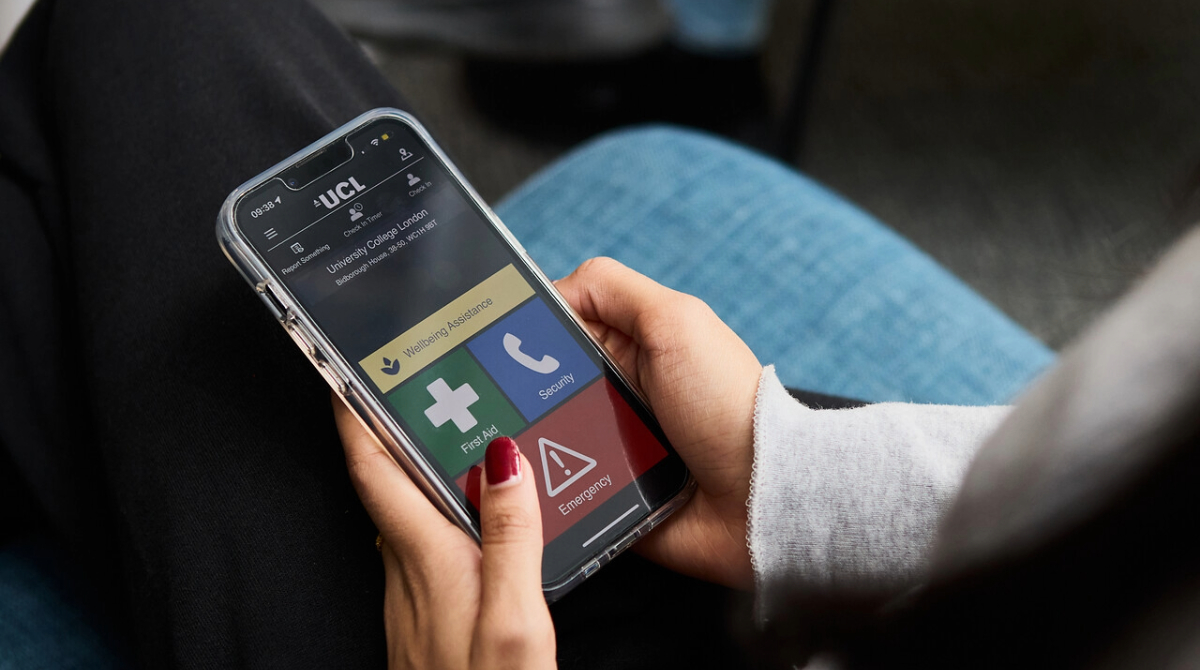 The SafeZone app helps keep you and everyone around you safe! It is completely free and can be used on and off campus! 

Learn more and download now: ucl.ac.uk/estates/our-se…

#WelcomeToUCL