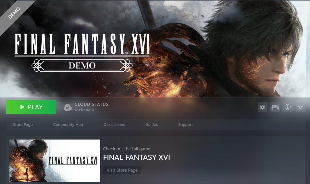 The DEMO for Final Fantasy XVI on PC is LIVE and the full game releases on September 17th! 

Go download it now!