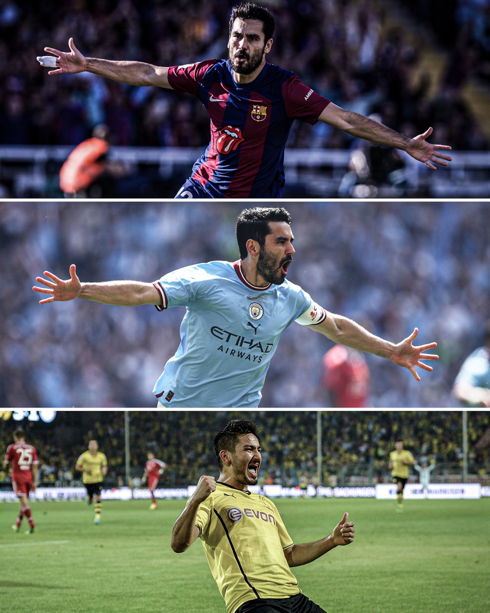 A reminder that Ilkay Gundogan has scored in three of football's biggest derbies 🔥

🇪🇸 El Clásico
🏴󠁧󠁢󠁥󠁮󠁧󠁿 Manchester derby
🇩🇪 Der Klassiker