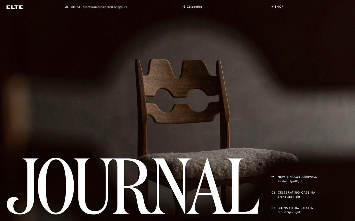 Elte Journal by <a href="/madebyarticle/">Article</a> → maxibestof.one/websites/66469…