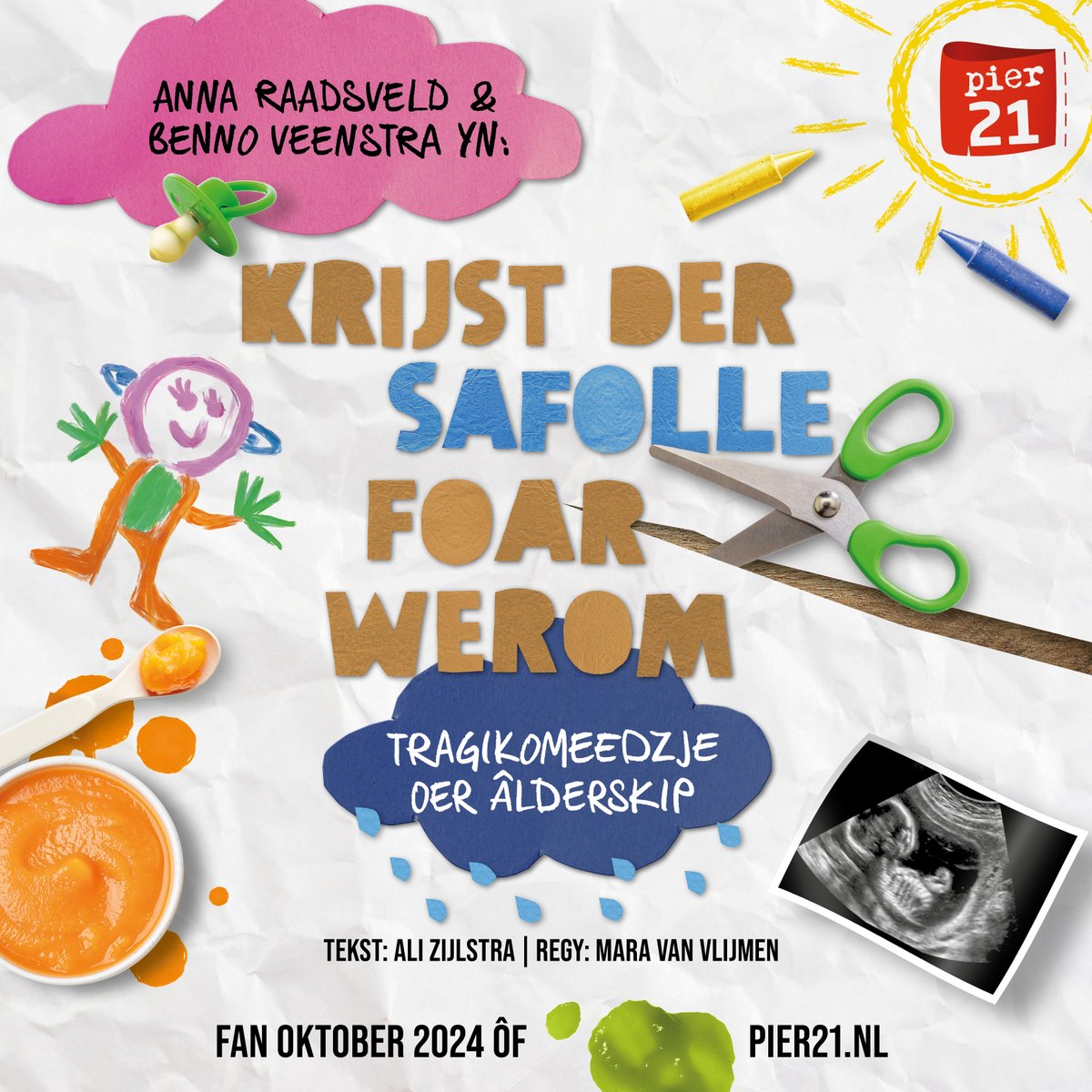 De earste twa foarstellingen fan 𝘒𝘳𝘪𝘫𝘴𝘵 𝘥𝘦𝘳 𝘴𝘢𝘧𝘰𝘭𝘭𝘦 𝘧𝘰𝘢𝘳 𝘸𝘦𝘳𝘰𝘮 op 9 en 12 oktober yn <a href="/SsbDeHarmonie/">De Harmonie</a> binne útferkocht! De foarstelling spilet fan oktober ôf rûnom yn ‘e provinsje!  Sjoch ús webside foar mear ynfo en kaarten: pier21.nl ❤