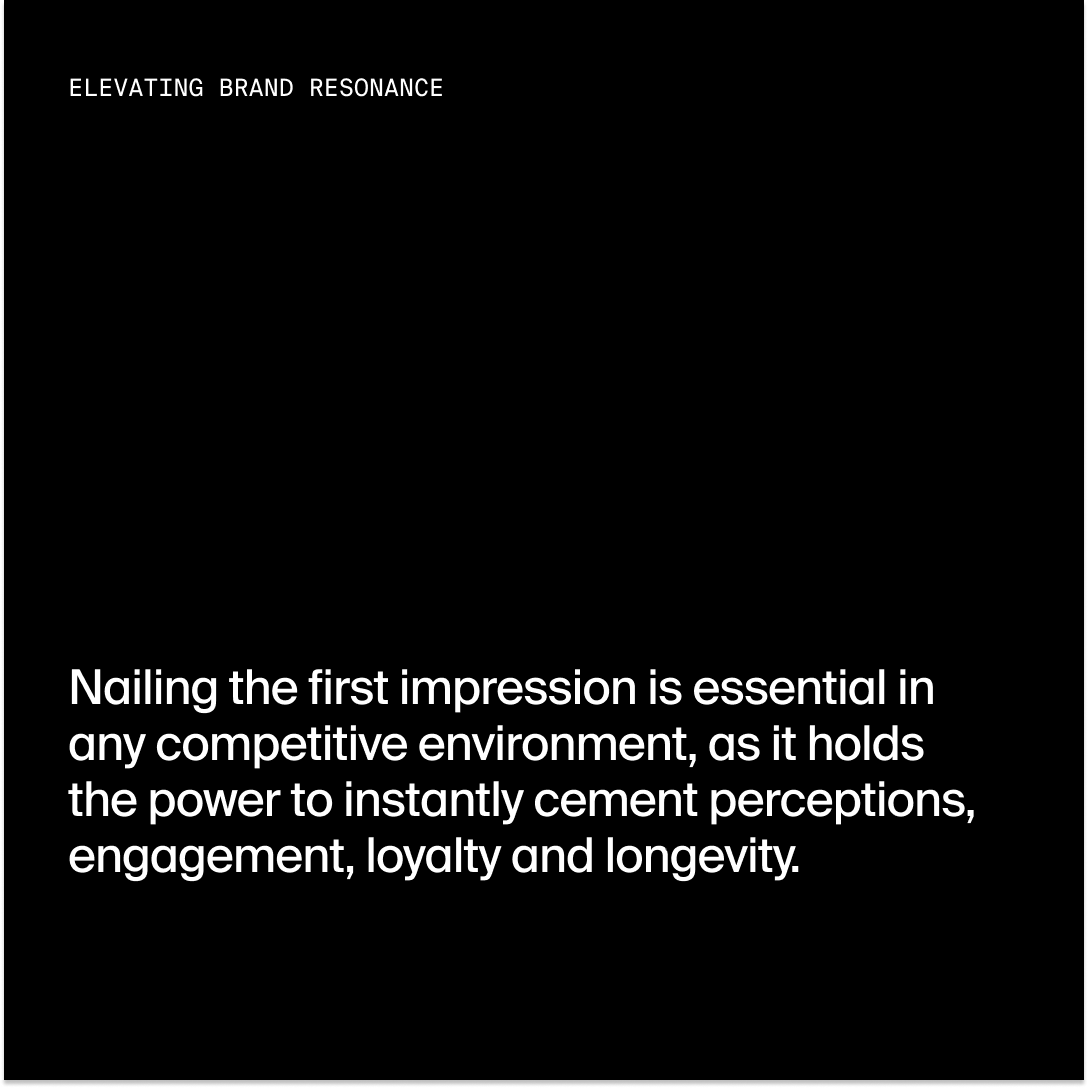 Brand perception is catalysed in the first moments of interaction. A compelling first impression instantly conveys trust, value and authenticity. Strategic design is a powerful tool for improving user engagement and forging enduring loyalty.