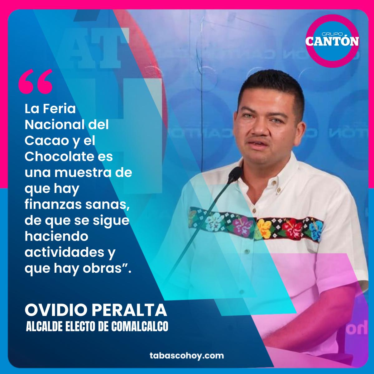 TabascoHOY's tweet photo. #FraseTH🗣️| La Feria Nacional del Cacao y el Chocolate es una muestra de que hay finanzas sanas, de que se sigue haciendo actividades y que hay obras: @OvidioPeraltaS
https://t.co/Qoc3OWZXX3 https://t.co/oxxOWvWioY