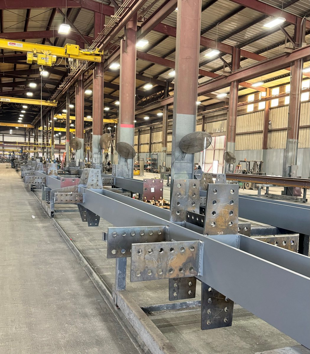 DohertySteel's tweet image. A huge shout-out to the DSI shop crew for their  dedication and hard work on the Shawnee Mission West HS project! Your commitment to excellence is not just building structures; it’s building futures. 

Teamwork and passion shine through in every detail of your craftsmanship!