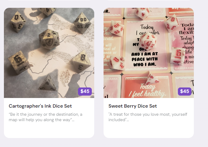 EsmieInSitu's tweet photo. Speaking of dice, DID YOU KNOW @RavenBrewDice has new dice up in the shop?! IF NOT YOU SHOULD PERCIEVE THEM!!!!
https://t.co/S1lM86QASR https://t.co/mXnrS1025D