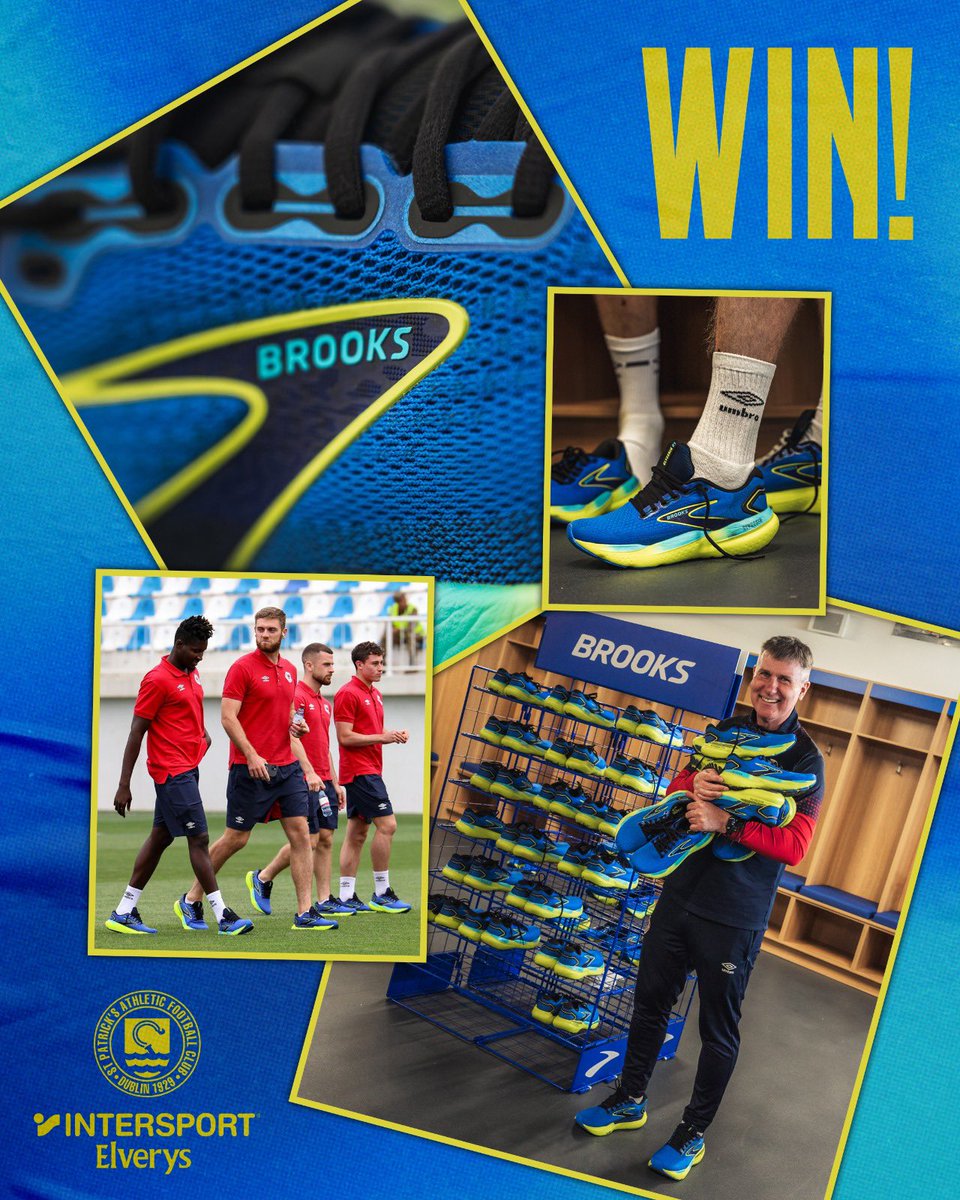 🤩 Our First Team squad &amp; staff have been fitted out with these lovely 𝗕𝗿𝗼𝗼𝗸𝘀 𝗚𝗹𝘆𝗰𝗲𝗿𝗶𝗻 trainers as part of their official matchday leisurewear &amp; we’ve got a pair to giveaway!

To enter, hit RT, tag a mate in the replies &amp; follow <a href="/Elverys/">Intersport Elverys</a> 

tinyurl.com/brooksatelverys