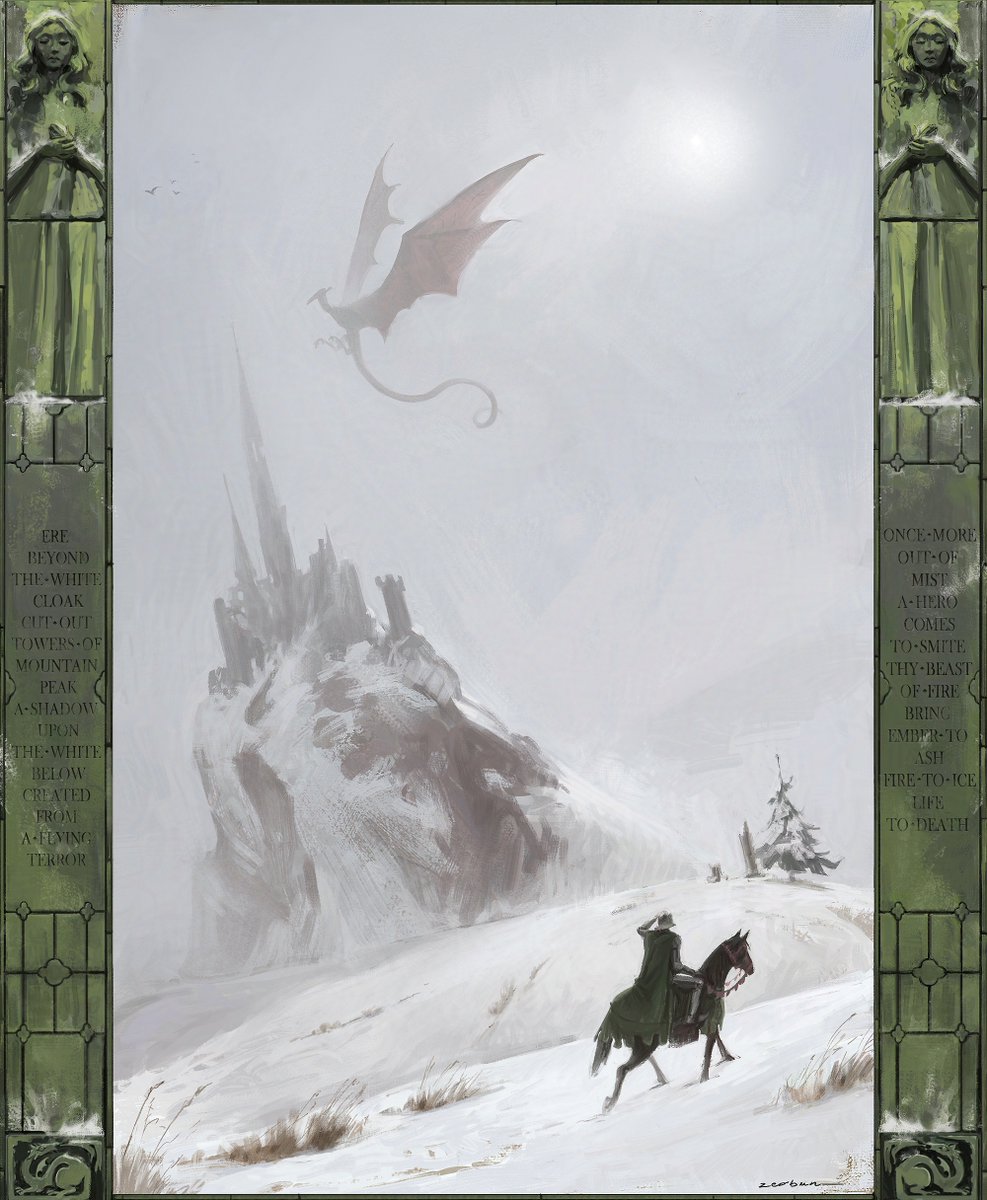 A story of a knight. #smaugust2024