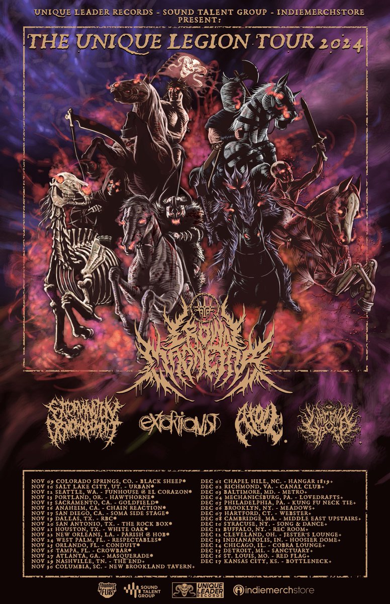CROWN MAGNETAR (@crownmagnetar) on Twitter photo CROWN HEADLINER 🩸🩸🩸
Tickets on sale this Thursday the 22nd.
<a href="/UniqueLeaderRec/">Unique Leader Records</a> CROWN HEADLINER 🩸🩸🩸
Tickets on sale this Thursday the 22nd.
<a href="/UniqueLeaderRec/">Unique Leader Records</a>