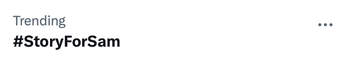 JasamUnited's tweet image. Trending again this week! #StoryForSam #GH