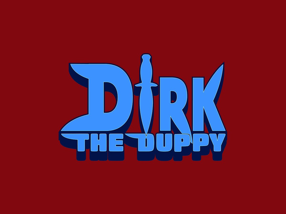 macjrdesign's tweet photo. @Theodysseycomix @Mickezilla Dirk the Duppy Logo design. https://t.co/2IulHttWKK
