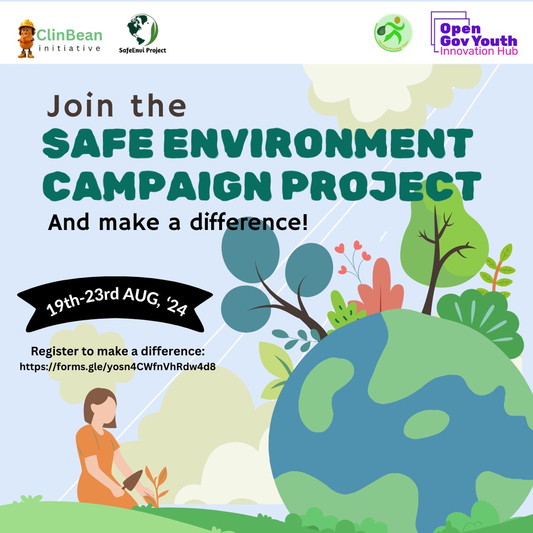 ClinBean's tweet photo. Join the #SafeEnvi Campaign Project and be part of a movement that's making a difference! 📷 #ClinBeanInitiative #SafeEnviProject #climatechange #ClimateActionNow #SDGs #environmentalprotection #campaign 

Thread... https://t.co/xBxkObnIqU