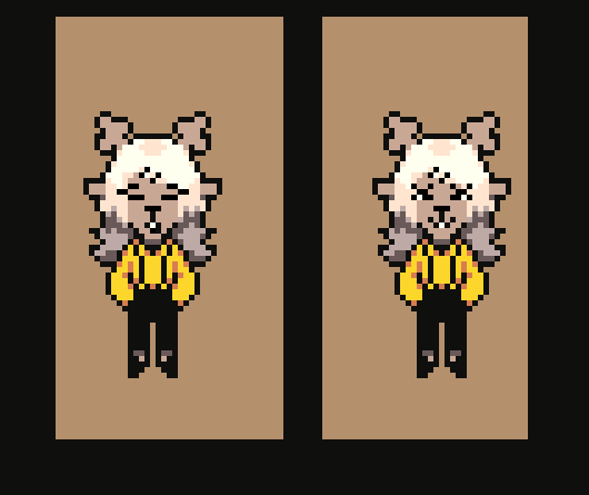 DustyKether's tweet photo. A few photos of Dess before going to University. She will be back in a week. Let's hope the world doesn't end before that! 

#pixelart #deltaruneau #dessholiday #noelleholiday #deltarune https://t.co/Mc2Mu0vt1A