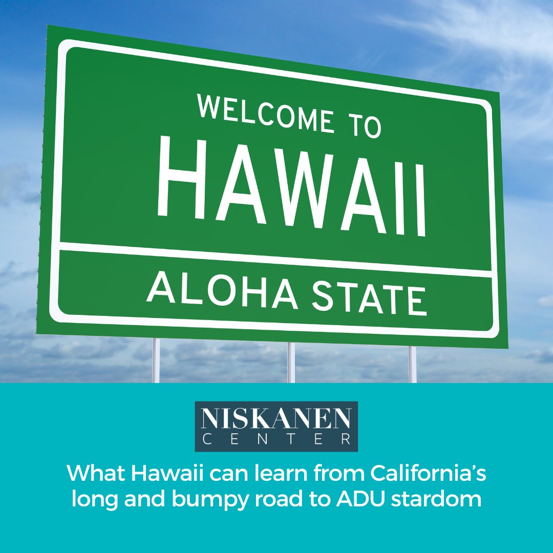 Casita Coalition (@casitacoalition) on Twitter photo Fantastic article from <a href="/NiskanenCenter/">Niskanen Center</a> calls for Hawaii to look to California's hard-earned lessons with ADU success to avoid local restrictions stalling progress.
Read more: niskanencenter.org/what-hawaii-ca…
#ADUs #MiddleHousing #BuildTheMiddle Fantastic article from <a href="/NiskanenCenter/">Niskanen Center</a> calls for Hawaii to look to California's hard-earned lessons with ADU success to avoid local restrictions stalling progress.
Read more: niskanencenter.org/what-hawaii-ca…
#ADUs #MiddleHousing #BuildTheMiddle