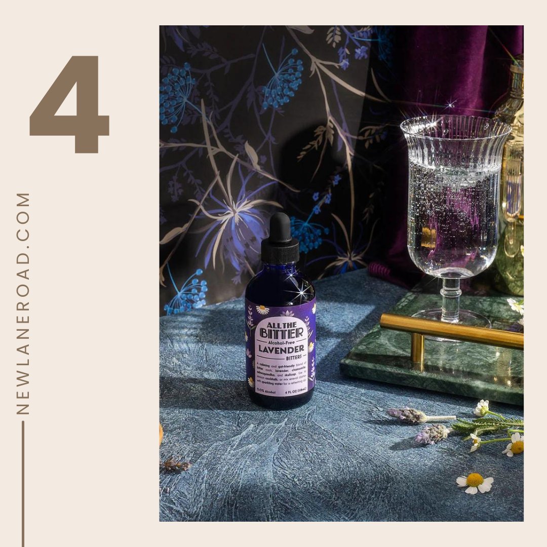 newlaneroad's tweet photo. Transform your cocktails with our natural alcohol-free bitters made from organic herbs like Ginger Root and  Lemon Balm. Not just for adding glorious flavor, they support digestion and liver health too. Discover the perfect blend of taste and wellness at https://t.co/hVpsUlKovP https://t.co/WtXNBNPNb6