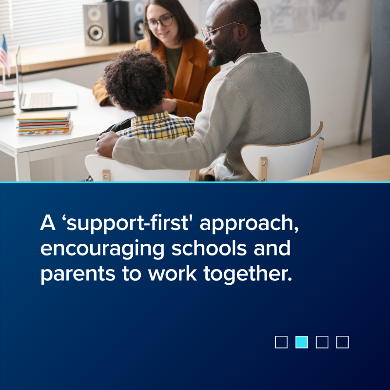 educationgovuk's tweet photo. Pupils don't just go to school to pass their exams, they also learn about the world around them, build social skills, friendships and gain a sense of belonging.

New statutory guidance, launching today, is tackling low school attendance.

 Find out more⬇️