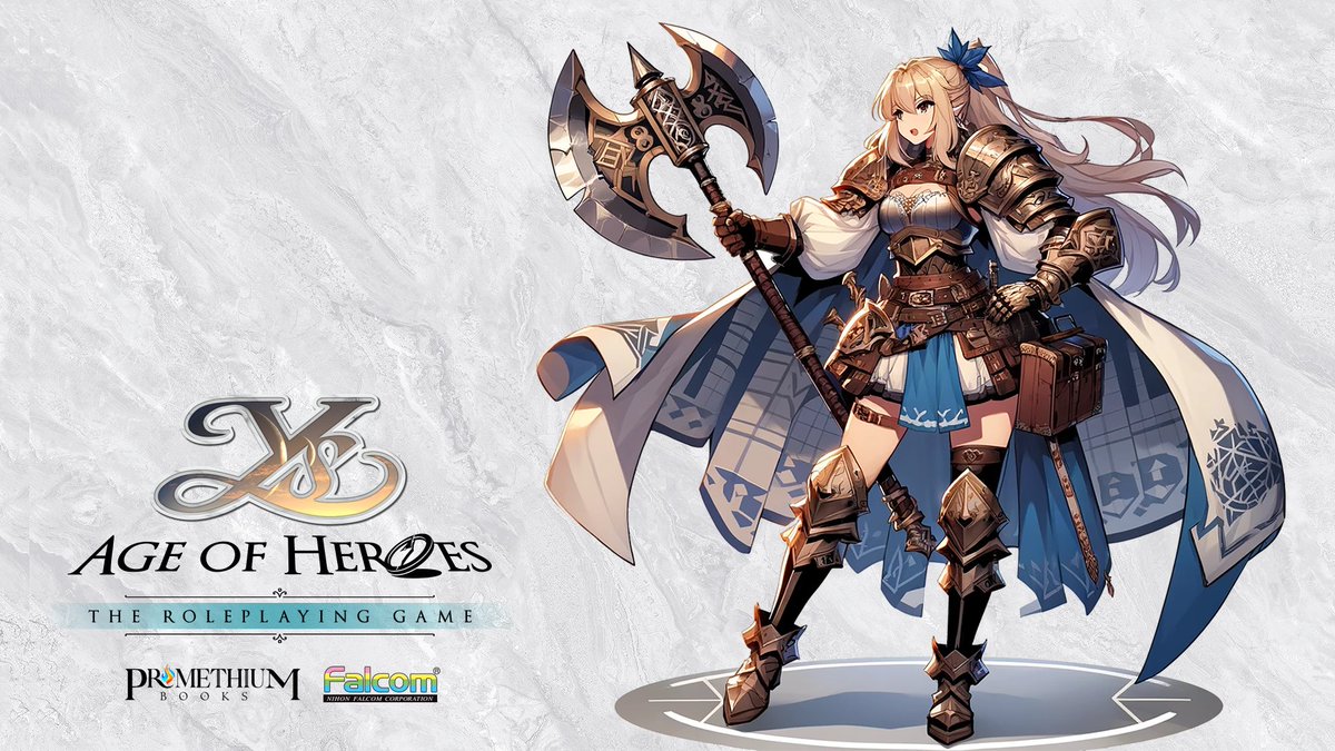 DigitalEmelas's tweet image. Did you know?
There's incredible depth to the rules of #Ys: Age of Heroes. As players become more comfortable with tabletop roleplaying games and the Promethium System, they can begin to explore more advanced concepts that make the game extremely exciting and rewarding.