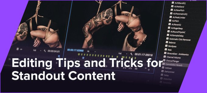 Editing is essential for making your kinky content stand out. Discover the best tools and techniques