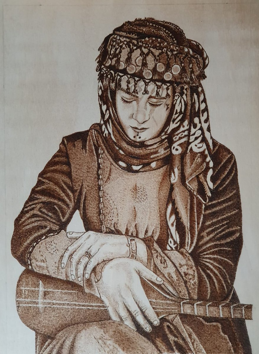 muratonat47's tweet photo. Saz Çalan Kadın Ahşap Dağlama
#pirografi #woodburning #ahşapdağlama https://t.co/i5tm6O52ce