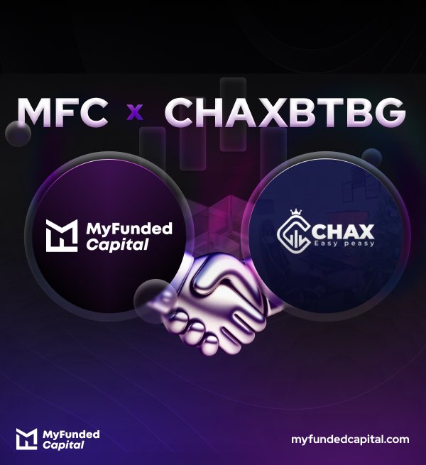 chaxbtbg's tweet photo. I listened to their vision and I love it, so let’s do this 🤝
Get an account with @MyFundedReal using my link below and then send your email to my PA on telegram (CHAXKM) and then get the chance to trade with me live . 
Also use the word CHAX as promo code to get 25% off on every account you purchase . 
Goodluck kings 👑