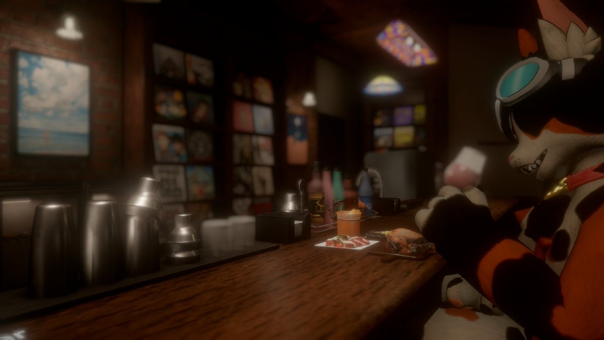 Shqrkel's tweet photo. the food models look so delicious :3
(not the fishes in the tank)

#furry #furryfandom #furrycommunity #vrchat #vrchatfurry #vrchatphoto #vrchatphotos #vrchatphotography https://t.co/6DJlaJr6fZ