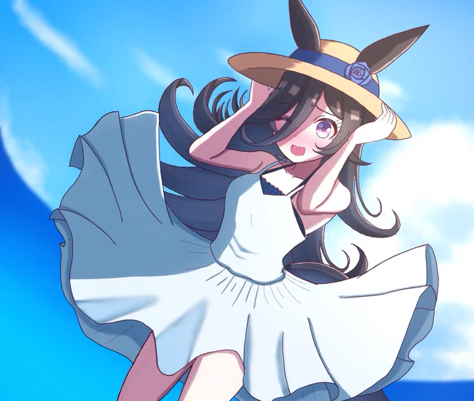 #ライスシャワーがいっぱい見れるタグ見せてやるよ俺が描いたライスを 
