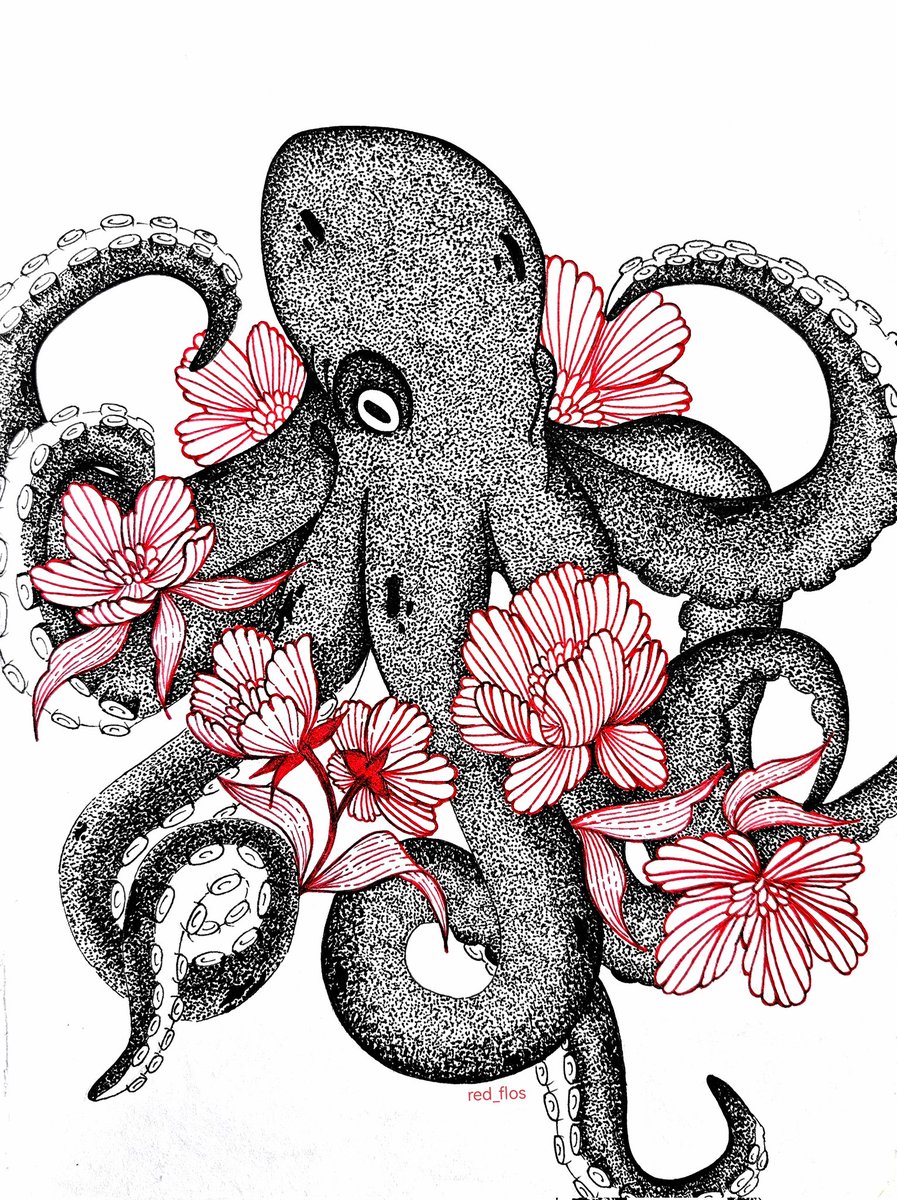 octopus🐙🌸
#арт #рисунок #рисование #скетч #скетчбук #графика #grafic #drawing #draw #sketch #sketchbook #art