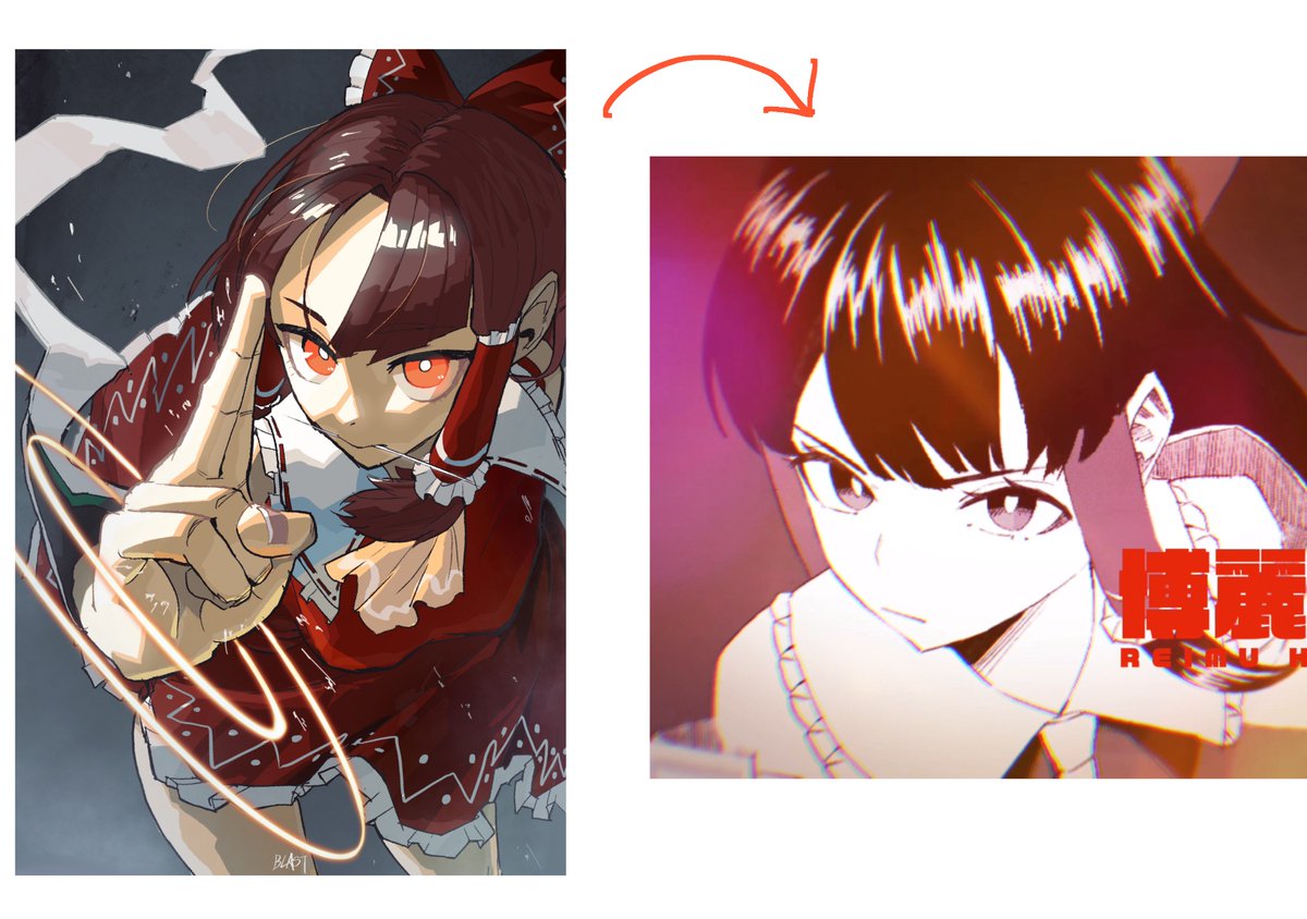 今回の「自機組」には、過去絵っぽいところも入れてみました! 