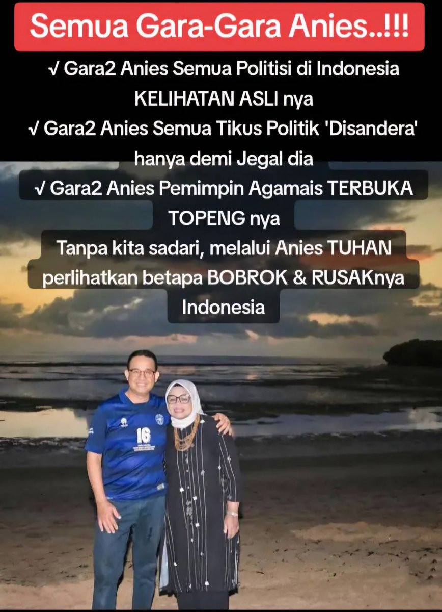 baharirwan2's tweet photo. Gara² Anies Baswedan https://t.co/rIetxz3vuo