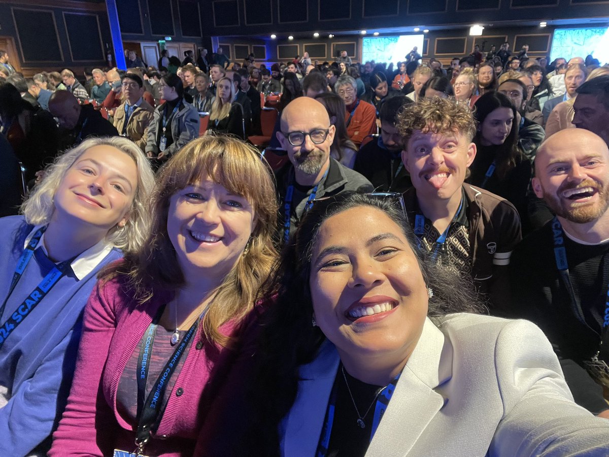 At the Opening ceremony for #SCAR OSC 2024! At the grand ballroom in Pucón, Chile! Waiting for all the science to begin’